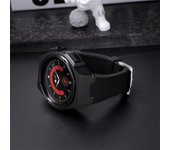 Correa de acero inoxidable con caja de metal clásica para Samsung Galaxy Watch 5 Pro de 45 mm, kit de modificación para Galaxy Watch 5Pro, correa de goma Galaxy 5Pro 45MM