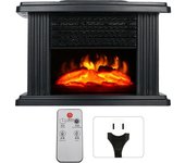 Mini Calentador Eléctrico de Chimenea Llama Simulada Calefacción Eficiente Funcionamiento Silencioso Chimenea Portátil