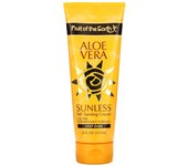 Crema autobronceadora sin sol con aloe vera de Fruit of the Earth, color oscuro intenso, 8 onzas líquidas (237ml)