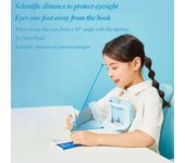 tenwin Corrector de postura sentado para niños soporte de lectura y escritura entrenador protector de miopía amarillo
