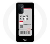 Coque pour Oppo A74 5G Billet d'avion Monaco