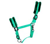 Hy Cabezada de caballo deslumbrante Full verde