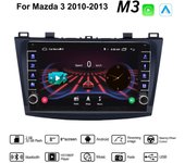 Reproductor de vídeo Multimedia 2 Din Android Car Radio para Mazda 3 2010-2013 con botón Carplay WiFi BT 2 + 32GB 1+16GB