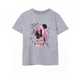 barbie Camiseta de manga corta para niñas There Is Power In Kindness Pose Marl 5-6 Years gris