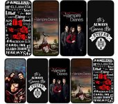 Funda para iPhone 15 14 Xiaomi Redmi Note 13 12 11 Pro Max X 8 7 9 XR Samsung Galaxy S24 S23 A05 OPPO A15 Huawei Funda para teléfono The Vampire Diaries for iPhone XR bolo