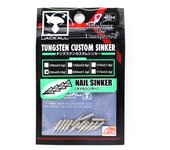 Plomo de tungsteno Jackall para clavos (0,45 gramos, paquete de 13) (8735)