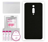 apgo Protective Skin Sticker for the back compatible with Xiaomi Redmi K20 Pro, Wrap Film, Foil, Vinyl - Pattern Matrix