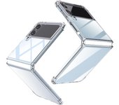 Funda protectora transparente a prueba de golpes para Samsung Galaxy Z Flip 5 Z Flip 4 Z Flip 3, funda transparente para teléfono Galaxy Z Flip 3 puro
