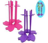 Lote de 5 unidades de soportes para exhibición de muñecas en la cintura, modelo de soporte para juguetes, accesorios para modelos de muñecas Monster High para siempre después de la alta color rosa