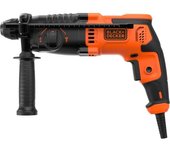 Taladro con cable BLACK+DECKER 650W - Perforación simple y cincelado 1.6J (Viene con un mandril SDS+) - BEHS01-QS