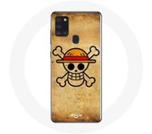 Coque Samsung Galaxy A21S Manga One Piece Tete de Mort