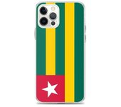 Funda iPhone - Drapeau Togo - iPhone 12 Pro - Souple - Multicolore - Verticale