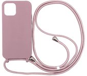 Funda tipo bandolera para iPhone 15 ProMax con cordón anticaída y paquete completo en el interior, compatible con Apple 13. iPhone 13 MINI(5.4) gris