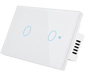 Tipo elegante del interruptor 120 de Tuya tuya control remoto universal del wifi del solo fuego cero del control de voz de Alexa de los E.E.U.U.