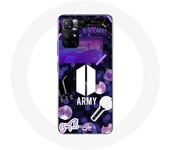 Coque pour Xiaomi Redmi Note 11s 5G Bangtan Sonyeondan BTS Logo Army Bomb Lightstick