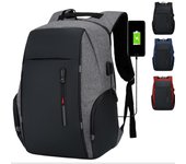 Mochila Oxford impermeable unisex, mochila escolar para adolescentes, mochila de gran capacidad, mochila de negocios para hombres 32*16*46cm gris