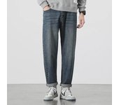 Pantalones vaqueros rectos azules Ansica Spring para hombre 5515: pantalones casuales modernos que combinan con todo 33 negro