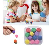 1/3/5 Cajas Juego Nostálgico de Atrapar Piedras Entrenamiento de Coordinación Mano-Ojo Piedras de Gato Niños Adultos Fiesta Nocturna Familiar Juguete Tradicional de Agarrar Piedras 1pc