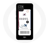 Coque Samsung Galaxy A03 Billet d'avion Seoul Corée du Sud