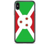 Funda iPhone - Drapeau Burundi - Souple - Protección completa - Multicolor - Compatible iPhone XS