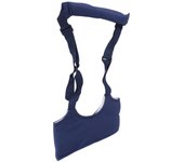 Arnés para caminar para bebé, ajustable, de mano, evita pérdidas, absorbente, suave y transpirable. azul oscuro