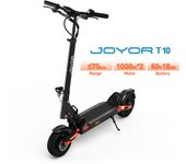 JOYOR T10 City Commuter Electric Scooter 1000W Dual Motor Men's E-Mountain Scooter 60V18Ah Battery 10 Inch Wide Tyre women's EScooter negro
