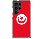 Coque Téléphone - Samsung - Galaxy S24 - Drapeau Tunisie - Souple - Multicolore