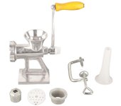 Picadora de carne manual para cocina doméstica, picadora de carne y pimienta con manivela