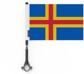 Drapeau - Åland - 14 x 21 cm - 50 piezas - Poliéster - Extérieur