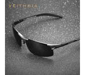 VEITHDIA marca diseñador de aluminio gafas de sol para hombre gafas de sol polarizadas accesorios para gafas para hombres negro