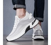 Zapatillas deportivas informales de moda para hombre, zapatillas deportivas transpirables de verano, zapatillas ligeras de malla para correr al aire libre, zapatillas deportivas para correr, zapatillas para caminar 39 negro