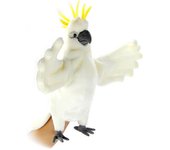 Marioneta de mano realista Hansa (Cacatúa) 43cm