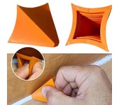 1/2 piezas de herramientas de costura de silicona, sellador reutilizable, herramienta de alisado de calafateo, aplicador de calafateo profesional de 3/6/10/16 mm para cocina y baño, herramientas de acabado S 1pc