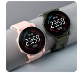 Relojes para niños, relojes digitales de moda para niños, relojes de pulsera electrónicos LED deportivos a prueba de agua, reloj sencillo para niños, niñas y estudiantes