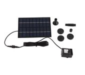 Bomba de agua para fuente con panel solar, kit de riego para pecera, estanque, piscina y jardín.