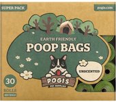 Bolsas de arena ecológicas para mascotas de Pogi's, sin perfume, 30 rollos, 450 bolsas