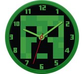 Reloj de pared Minecraft Creeper, diámetro 4786, 24,5 cm [Artículo]