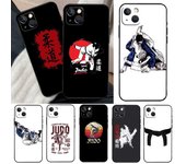 Funda de Judo de artes marciales japonesas para iPhone 13 12 11 14 Pro Max Mini XR X XS MAX 6S 7 8 Plus SE 2020 2022 iPhone 8 Plus