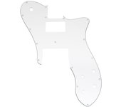 Musiclily Pro Golpeador Telecaster de 16 Agujeros Especificación Montaje 1 Humbucker para Fender 72 Tele Custom Eléctrica Blanco 3P Guitarra Americana/Mexicana,