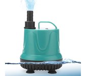 Bomba sumergible para fuente, bomba de agua para acuario, fuente para tanque, absorción de agua de 360 ​​grados, nivel bajo de agua 5W verde
