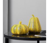 Decoración de calabaza con diseño de lunares, estilo nórdico moderno y sencillo, para oficina, habitación, armario de vinos, entrada, decoración suave.