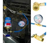 A/C Tubo de carga de refrigerante Aire acondicionado Gas