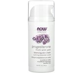 NOW Foods, Solutions, Progesterone from Wild Yam, Balancing Skin Cream, Calming Lavender, 3 oz (85 g)