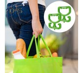 1/2 pieza Soporte para bolsas de supermercado, capacidad de carga de 100 libras, agarre cómodo para transportar bolsas de compras, construcción resistente, bolsas multiusos, baldes transportadores 1pc