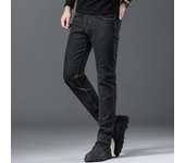 Pantalones vaqueros nuevos para hombre Tide, tipo atractivo, para jóvenes, casuales, ajustados, rectos, de alta gama, pantalones vaqueros negros para hombre Tide 28