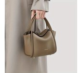 Bolso tipo canasta pequeño para mujer, lujoso y liviano bolso de mano, bolso de mano de moda de lujo camello