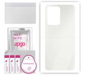 apgo Adhesivo protector mate para la parte trasera compatible con Realme GT 2 Pro, film envolvente, film de hidrogel, flexible, TPU suave con capa de posicionamiento