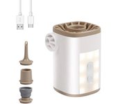 Bomba de aire eléctrica inalámbrica portátil con mini bomba de aire recargable por USB, 3600mAh, llenado rápido 0.7PSI