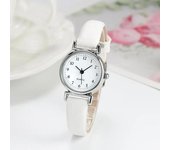 Relojes de cuarzo de marca para mujer, relojes de pulsera de cuero de alta calidad de lujo a la moda con esfera pequeña, relojes casuales para mujer 1PCS negro