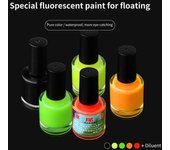 MUQZI Accesorio Deportivo 10ml Pintura de Boya Práctica Transparente Llamativa Alta Pureza naranja